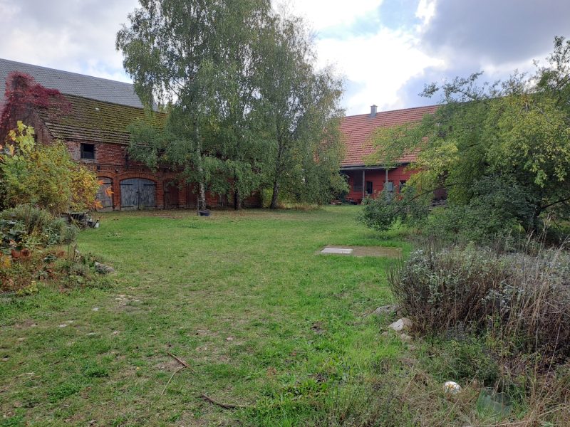 Blick &uuml;ber den Hof, Richtung S&uuml;den